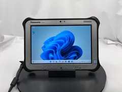 ★筐体変形・スレ・キズ・ハゲ・シール痕有/ジャンク★Panasonic TOUGHPAD FZG1-5 [10.1インチ Windows 11 Pro] 中古 タブレット (RM1075)のサムネイル