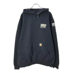Carhartt カーハート スウェット パーカー ネイビー(メンズ L)中古 古着 X1639