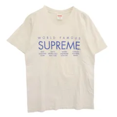 2026年最新】シュプリーム ワールドフェイマス tシャツの人気アイテム