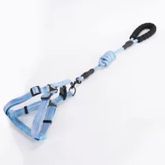 ブルー ハーネスとリードセット 犬用 猫用 S ハーネス リードセット 小型犬 ねこ  かわいい   可愛い ハーネス 犬用ハーネス  中型犬 おしゃれ    はーねす 首輪 子犬 超小型犬 成犬 いぬ イヌ ワンチャン