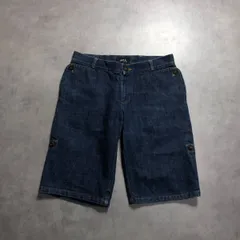 WH114●A.P.C.：デニムショートパンツ ●38● インディゴ ハーフパンツ アーペーセーのサムネイル