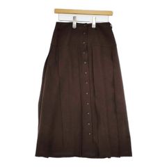 JURGEN LEHL 5CS0916 ウール ロング ロングスカート ブラウン