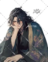 A-1796 メンズ ステッカー sticker 素材 コラージュ collage シール achashop