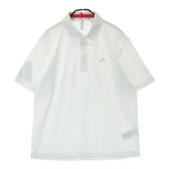 サイズ：J/M ADIDAS GOLF アディダスゴルフ 2024年モデル 半袖ポロシャツ  ホワイト系 [240101571376] ゴルフウェア メンズ ストスト