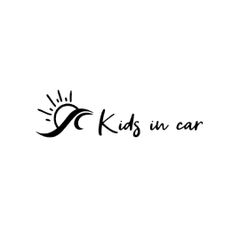 M-001 キッズインカーステッカー　ベビーインカー　サーフ　アロハ　太陽 海　Kids in car　Baby in car　カーサイン　セーフティーサイン　カッティングステッカー　車ステッカー　転写ステッカー　キッズオンボード　ベビーオンボード シール