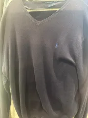 ラルフローレン Vネック長袖ニット (L)