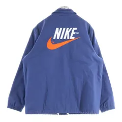 NIKE (ナイキ) AS M NSW NIKE TREND WC 1 MIDNIGHT NAVY/SAIL バックロゴデザイン コットン コーチジャケット ネイビー DM5276-410
