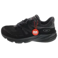 New Balance (ニューバランス) U990BB6 TRIPLE BLACK スエードメッシュローカットスニーカー ブラック US9/27cm