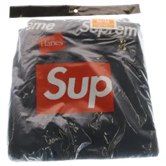 SUPREME (シュプリーム) 22AW ×HanesThermal Pant 1 Pack ヘインズ サーマルパンツ ブラック