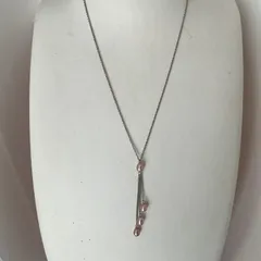 淡水本真珠★ライス3連★パールネックレス★ペンダント★ハンドメイド★ファッション★デザイン★ネックレス★ペンダント