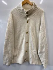 ピA287⚫︎UNIQLO⚫︎ユニクロ⚫︎メンズ⚫︎カーディガン⚫︎長袖⚫︎ハイネック⚫︎ウール混⚫︎size 3XL⚫︎白