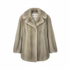 84a14 SAGA MINK サガミンク 銀サガ ダークミンク ミンクコート 超