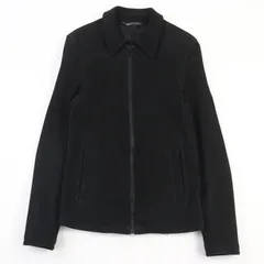 美品○DOLCE&GABBANA ドルチェ＆ガッバーナ G9BF1L ラムスキン 裏地シルク 黒タグ ダブルジップ レザージャケット ブラック 46 イタリア製 メンズ