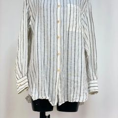 MAISON FLANEUR メゾンプラネウール ストライプ柄 長袖シャツ - メルカリ