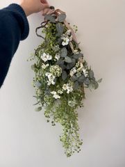 フライングリース ① アーティフィシャルフラワー ハンドメイド 値下げ