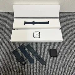 Apple Watch Series 7 GPS + Cellular 45mm グラファイトステンレススチールケース バンド レ