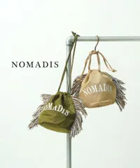 【30%OFF】ノマディス NOMADIS ショルダーバッグ 巾着バッグ  ナイロン ロゴ フリンジ おしゃれ かわいい・23SS-N120-00-4872301(レディース)