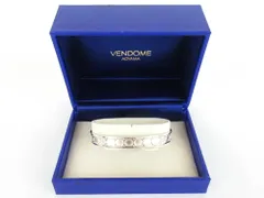 Vendome Aoyama ヴァンドーム青山 カフ バングルブレスレット オープンバングル シルバー925 シルバーアクセサリー ブランドアクセサリー ケース付き rk9237