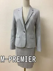 エムプルミエ (M-PREMIER) 薄グレースーツ サイズジャケット36 スカート34