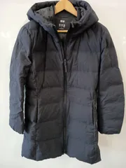 ピC85●UNIQLO●ユニクロ●メンズ●アウター●ダウンジャケット●フード付き●撥水●sizeL●紺