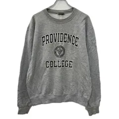 Champion プリントスウェット トレーナー M グレー ブラック チャンピオン プルオーバー カレッジ ビッグプリント 秋物 a801-5752