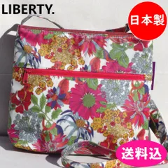 リバティ　ポシェット　定価14,300円　ショルダーバッグ　日本製　PVC加工　アンジェリカピンク　741202-0200のサムネイル