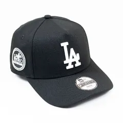 【ニューエラ正規品】KIDS kid's 子供用 ニューエラ New Era® NEW ERA® 帽子 キッズ Youth 9FORTY A-Frame Black & White モノトーン ロサンゼルス・ドジャース ブラック(商品番号：14671593)