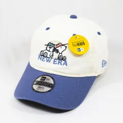 【ニューエラ正規品】子供用 ニューエラ New Era® NEW ERA® 帽子 キャップ キッズ Youth 9TWENTY PEANUTS ピーナッツ スヌーピー オラフ スパイク クロームホワイト/スレート(商品番号：14682456)