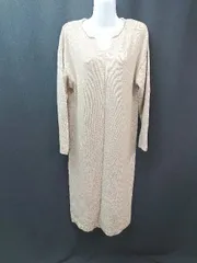 ◇ ciaopanictypy チャオパニックティピー 無地 シンプル 大人 ロング丈 ワンピース サイズONE ベージュ レディース E  【1305290000402】