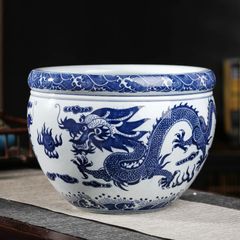 中国美術 青磁浮彫り錦鯉茶筒 茶器 茶入れ 青磁 茶道具 新品未使用
