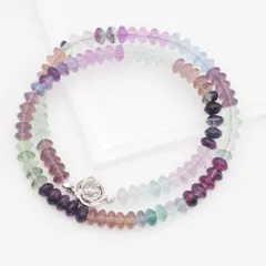 M485 フローライト SILVER刻印 ネックレス デザイン シルバー