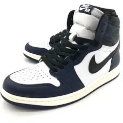 【倉吉店】NIKE | ナイキ スニーカー AIR JORDAN 1 RETRO HIGH OG MIDNIGHT NAVY DZ5485-401 ネイビー 27.5cm 【126】