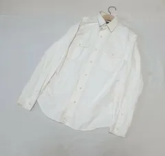 ポロ 白 ツーポケット シャツ シャツ