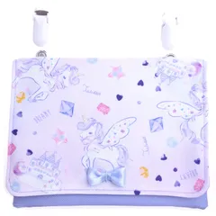 新品 移動ポケット 女の子 クリップ ポケットバッグ ポーチ 取り付けポケット 付けポケット 子供 児童 ポケットポーチ クリップポーチ 女児 女子 小学生 小学校 ティッシュケース ティッシュ入れ 幼稚園 園児 (ユニコーン)
