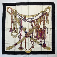 2511-51｜グッチ スカーフ シルク ブラック タグあり