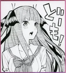 【中古】紙製品(キャラクター) [単品] 中野二乃 ミニ色紙 「Blu-ray/DVD 五等分の花嫁 第2巻」 封入特典