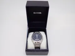 【52292】CASIO カシオ WVA-M640D WAVE CEPTOR ウェーブセプター メンズ 腕時計 電波腕時計 ソーラー タフソーラー 電波 ネイビー 動作未確認