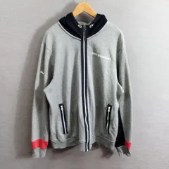 PUMA × BMW MOTORSPORT ビーエムダブリューモータースポーツ プーマ コラボ 裏起毛 ジップアップ パーカー フーディー グレー系 XL A137
