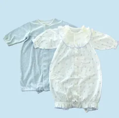 【TK】CELEC ベビードレス セレモニードレス ロンパース 退院着 45~73㎝ 50~60cm 2着 まとめ売り