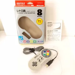 未使用　レトロ調　USBゲームパッド　スーパーファミコン　クラシックコントローラ