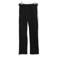 【超美品】ツアーステージ パンツ 黒×白 サイドライン 裏起毛  レディース LL ゴルフウェア TOURSTAGE