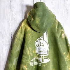 【海外限定モデル/日本未発売/入手困難】ナイキ タイダイ グリーン カーキ パーカー NIKE 00s Vintage Sweat Hoodie Parka #55