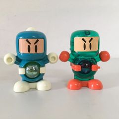 〇ボンバーマン ビーダマン クリア緑、水色 2体セット - メルカリ
