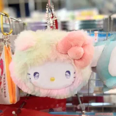 新品　レインボー　キティちゃん　ポーチ