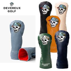 DEVEREUXGOLF デヴァローゴルフ ヘッドカバー4点セット オレンジ