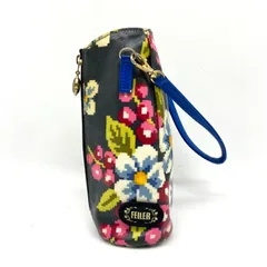 フェイラー ハンドバッグ ポーチ 水筒 ペットボトルケース 花 ビニール FZ494