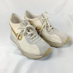 NO NAME ノーネーム 厚底スニーカー スピードジョガー 36 23cm 白 金