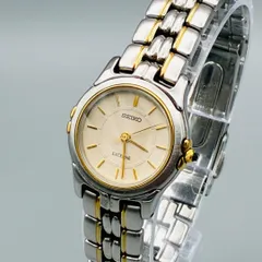 稼働品 SEIKO EXCELINE 2J31 クォーツ レディース腕時計