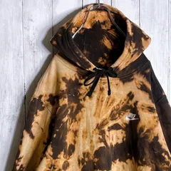 【入手困難】ナイキ NIKE ブラック タイダイ パーカー 海外ラッパー 着用 Mサイズ #814