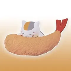 【中古】（非常に良い）夏目友人帳 ニャンコ先生フィギュア ～その２～ ニャンコ先生とエビフライ 単品 バンプレスト プライズ